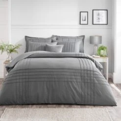 Jessa Pintuck Duvet Cover & Pillowcase Set -Habitat Store 30897905