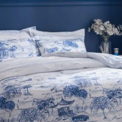 Modern Chinoiserie Duvet Cover & Pillowcase Set -Habitat Store 30897960 alt03