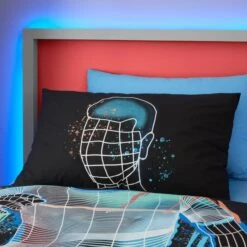 Football Graphic Boys Single Duvet Cover And Pillowcase Set -Habitat Store 30898143 alt01