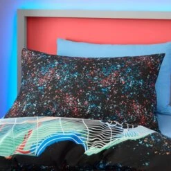 Football Graphic Boys Single Duvet Cover And Pillowcase Set -Habitat Store 30898143 alt03