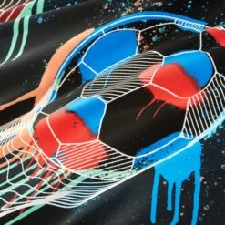 Football Graphic Boys Single Duvet Cover And Pillowcase Set -Habitat Store 30898143 alt04