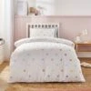 Embroidered Hearts Single Duvet Cover And Pillowcase Set -Habitat Store 30898199