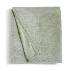 Leila Leaf Fleece Throw 130x170cm -Habitat Store 30898335 alt03