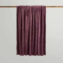 Leila Leaf Fleece Throw 130x170cm -Habitat Store 30898338 alt02