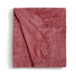 Leila Leaf Fleece Throw 130x170cm -Habitat Store 30898345 alt03