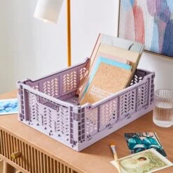 Medium Foldable Crate 40 Medium Foldable Crate -Habitat Store 30898621