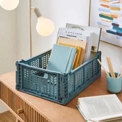 Medium Foldable Crate 37 Medium Foldable Crate -Habitat Store 30898622