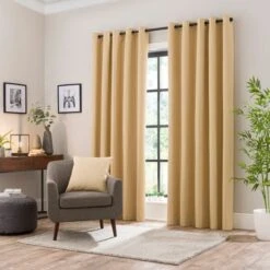 Neptune Textured Blackout Eyelet Curtains -Habitat Store 30898832 alt01