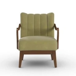 Delilah Velvet Scallop Armchair -Habitat Store 30899390 alt06