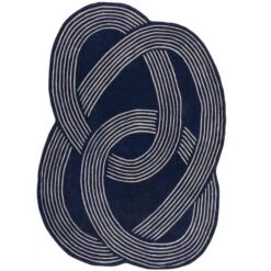 Link Loop Wool Oval Rug -Habitat Store 30900302 alt04