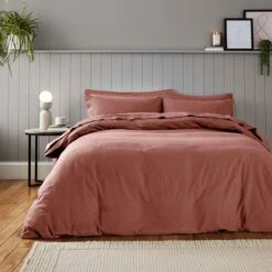 Soft & Cosy Luxury Brushed Cotton Duvet Cover And Pillowcase Set