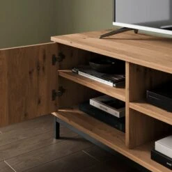 Reynolds Wide TV Unit For TVs Up To 60", Rustic Oak Effect -Habitat Store 30900993 alt02