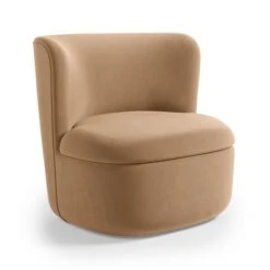 Modern Curves Velvet Occasional Chair 19 Modern Curves Velvet Occasional Chair -Habitat Store 30901490 alt07