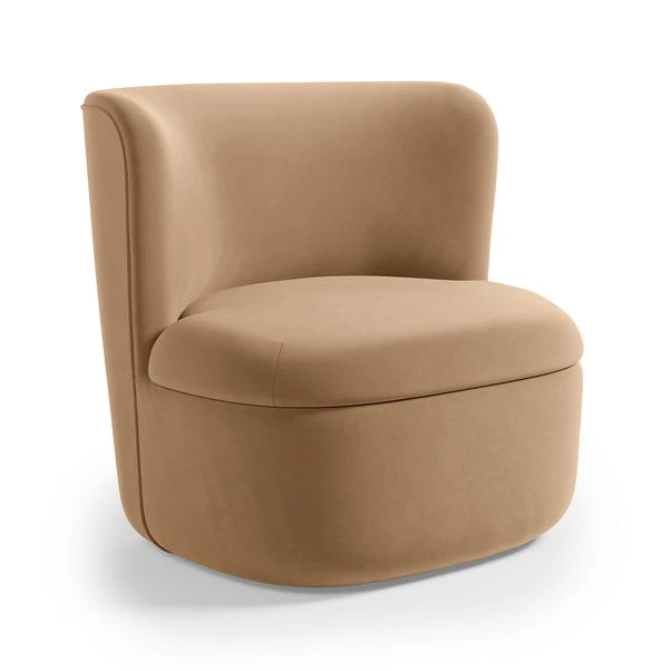 Modern Curves Velvet Occasional Chair 10 Modern Curves Velvet Occasional Chair - Image 8
