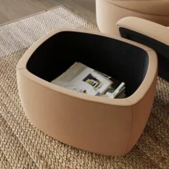 Modern Curves Velvet Storage Footstool -Habitat Store 30901501 alt03