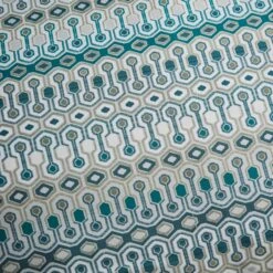 Wisley Retro Geo Sage Duvet Cover And Pillowcase Set -Habitat Store 30901522 alt04