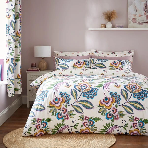 Lucinda Floral Pink Duvet Cover And Pillowcase Set 21 Lucinda Floral Pink Duvet Cover And Pillowcase Set - Image 19