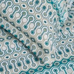 Wisley Retro Geo Sage Oxford Pillowcase -Habitat Store 30901527 alt05