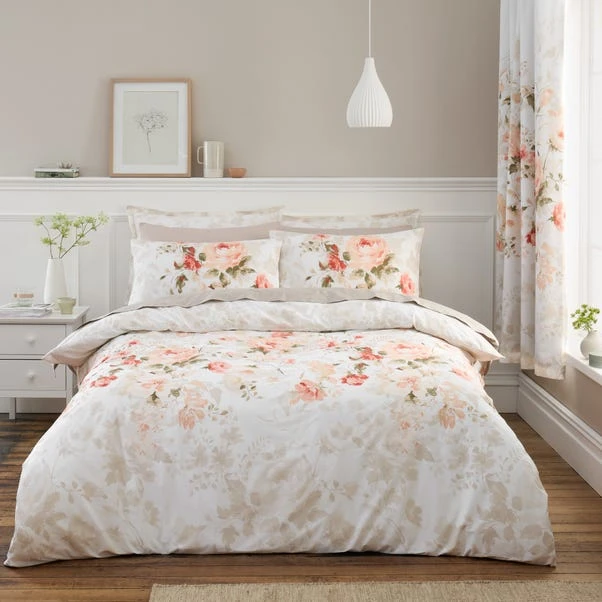 Evelyn Rose Coral Duvet Cover And Pillowcase Set 11 Evelyn Rose Coral Duvet Cover And Pillowcase Set - Image 9