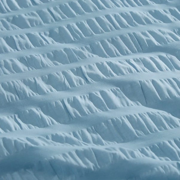 Aria Seersucker Duvet Cover And Pillowcase Set 21 Aria Seersucker Duvet Cover And Pillowcase Set - Image 19