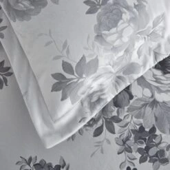 Cassidy Rose Silver Oxford Pillowcase 7 Cassidy Rose Silver Oxford Pillowcase -Habitat Store 30901607 alt04