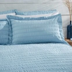 Aria Seersucker Oxford Pillowcase 14 Aria Seersucker Oxford Pillowcase -Habitat Store 30901680