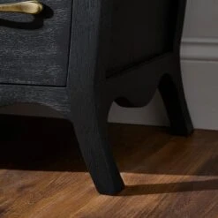 Keiko 5 Drawer Chest, Black Mango Wood 13 Keiko 5 Drawer Chest, Black Mango Wood -Habitat Store 30901776 alt04