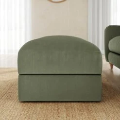 Hattie Matte Plush Velvet Storage Footstool 37 Hattie Matte Plush Velvet Storage Footstool -Habitat Store 30901817 alt01