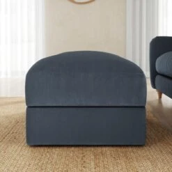 Hattie Matte Plush Velvet Storage Footstool 30 Hattie Matte Plush Velvet Storage Footstool -Habitat Store 30901825 alt01