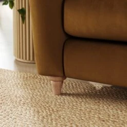 Hattie Matte Plush Velvet Corner Chaise Sofa -Habitat Store 30901830 alt04