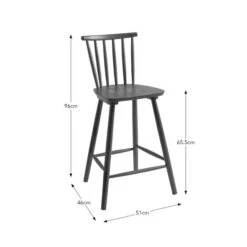 Harvey Bar Stool, Beech Wood -Habitat Store 30902035 alt06