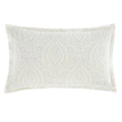 Peyton Jacquard Grey Oxford Pillowcase -Habitat Store 30902259 alt06