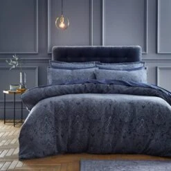 Haven Paisley Chenille Duvet Cover And Pillowcase Set -Habitat Store 30902269