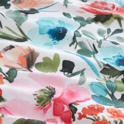 Malin Summer Blooms Multicoloured Duvet Cover And Pillowcase Set 38 Malin Summer Blooms Multicoloured Duvet Cover And Pillowcase Set -Habitat Store 30902348 alt04