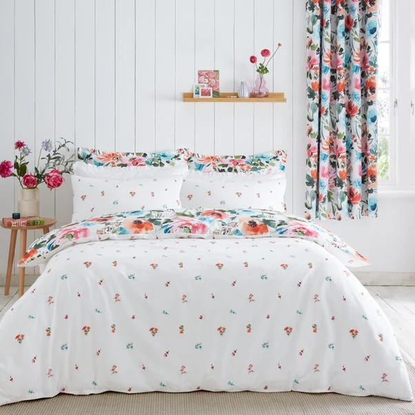 Malin Summer Blooms Multicoloured Duvet Cover And Pillowcase Set 11 Malin Summer Blooms Multicoloured Duvet Cover And Pillowcase Set - Image 9
