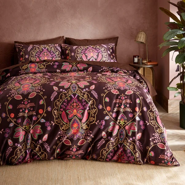 Indienne Paisley Brown Duvet Cover And Pillowcase Set 11 Indienne Paisley Brown Duvet Cover And Pillowcase Set - Image 9