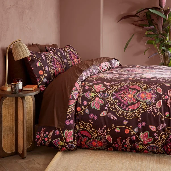 Indienne Paisley Brown Duvet Cover And Pillowcase Set 14 Indienne Paisley Brown Duvet Cover And Pillowcase Set - Image 12