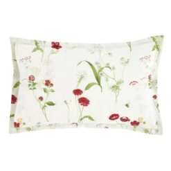 Penella Primrose Red Oxford Pillowcase -Habitat Store 30902408 alt06