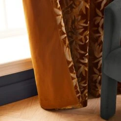 Asami Cut Velvet Eyelet Curtains -Habitat Store 30902427 alt06