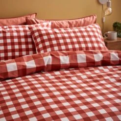 Ansley Gingham Duvet Cover & Pillowcase Set -Habitat Store 30902453 alt01