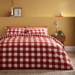 Ansley Gingham Duvet Cover & Pillowcase Set -Habitat Store 30902453 alt02