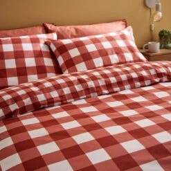 Ansley Gingham Duvet Cover & Pillowcase Set -Habitat Store 30902453 alt03