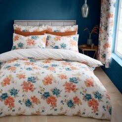 Akemi Cranes Natural Duvet Cover And Pillowcase Set -Habitat Store 30902556 alt02