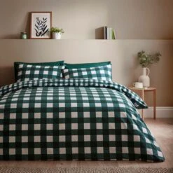 Ansley Gingham Duvet Cover & Pillowcase Set -Habitat Store 30902612 alt02