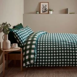 Ansley Gingham Duvet Cover & Pillowcase Set -Habitat Store 30902612 alt06