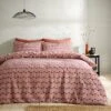 Mirad Modern Terracotta Duvet Cover And Pillowcase Set -Habitat Store 30902617