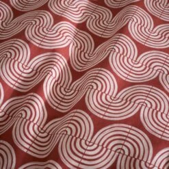 Mirad Modern Terracotta Duvet Cover And Pillowcase Set -Habitat Store 30902617 alt04