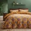 Yael Jungle Leopard Ochre Duvet Cover And Pillowcase Set