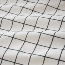 Devan Check Black Duvet Cover And Pillowcase Set -Habitat Store 30902635 alt05