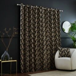 Lori Velvet Eyelet Curtains -Habitat Store 30902922 alt04